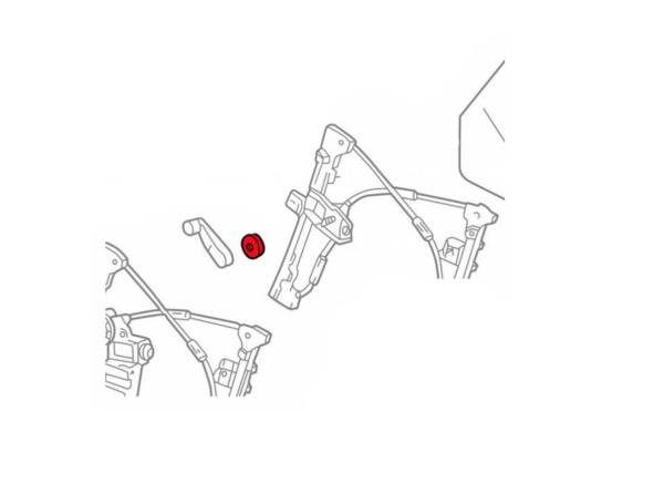 Window crank seal (837 411 447), VW ...